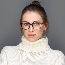 Load image into Gallery viewer, Tortoise Rectangle Full Rim Unisex Eyeglasses by Vincent Chase VC-122056