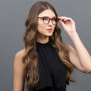 Black Round Full Rim Unisex Eyeglasses by Vincent Chase Online-122112