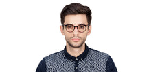 Load image into Gallery viewer, Black Round Full Rim Unisex Eyeglasses by Vincent Chase Online-122112