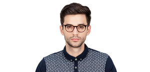 Black Round Full Rim Unisex Eyeglasses by Vincent Chase Online-122112