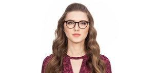 Black Round Full Rim Unisex Eyeglasses by Vincent Chase Online-122112