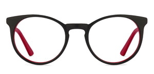 Black Round Full Rim Unisex Eyeglasses by Vincent Chase Online-122112