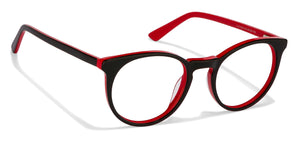 Black Round Full Rim Unisex Eyeglasses by Vincent Chase Online-122112