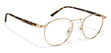 Load image into Gallery viewer, Gold Round Full Rim Unisex Eyeglasses by Vincent Chase VC-122209