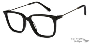 Black Square Full Rim Unisex Eyeglasses by Vincent Chase Online-122174