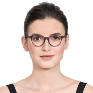 Grey Round Full Rim Unisex Eyeglasses by Vincent Chase Online-122169