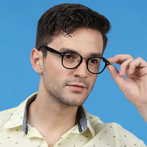Black Square Full Rim Unisex Eyeglasses by Vincent Chase Online-121645