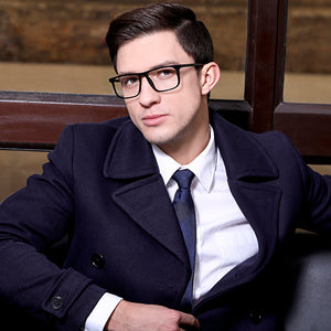Black Rectangle Full Rim Unisex Eyeglasses by Lenskart Air Online-129709