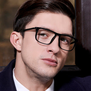 Black Rectangle Full Rim Unisex Eyeglasses by Lenskart Air Online-129709