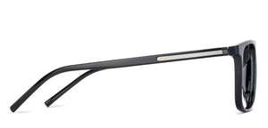 Black Rectangle Full Rim Unisex Eyeglasses by Lenskart Air Online-137398