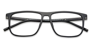 Black Rectangle Full Rim Unisex Eyeglasses by Lenskart Air Online-137398