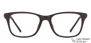 Brown Wayfarer Full Rim Unisex Eyeglasses by Vincent Chase Online-121663