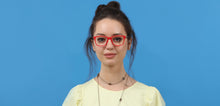 Load image into Gallery viewer, Red Wayfarer Full Rim Unisex Eyeglasses by Vincent Chase Online-121861