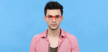 Load image into Gallery viewer, Red Wayfarer Full Rim Unisex Eyeglasses by Vincent Chase Online-121861