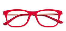 Load image into Gallery viewer, Red Wayfarer Full Rim Unisex Eyeglasses by Vincent Chase Online-121861