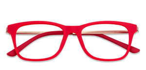 Red Wayfarer Full Rim Unisex Eyeglasses by Vincent Chase Online-121861