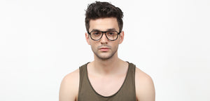 Black Aviator Full Rim Unisex Eyeglasses by Vincent Chase Online-124039