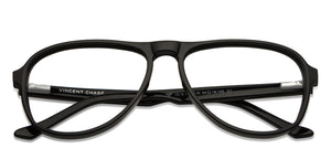 Black Aviator Full Rim Unisex Eyeglasses by Vincent Chase Online-124039
