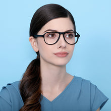 Load image into Gallery viewer, Black Aviator Full Rim Unisex Eyeglasses by Vincent Chase Online-131812