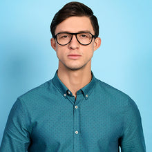 Load image into Gallery viewer, Black Aviator Full Rim Unisex Eyeglasses by Vincent Chase Online-131812