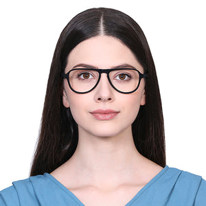 Black Aviator Full Rim Unisex Eyeglasses by Vincent Chase Online-131812