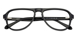 Black Aviator Full Rim Unisex Eyeglasses by Vincent Chase Online-131812