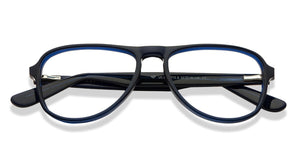Blue Aviator Full Rim Unisex Eyeglasses by Vincent Chase VC-124037