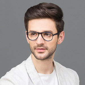 Blue Aviator Full Rim Unisex Eyeglasses by Vincent Chase VC-124037