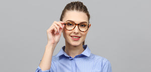 Tortoise Aviator Full Rim Unisex Eyeglasses by Vincent Chase Online-124038