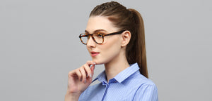 Tortoise Aviator Full Rim Unisex Eyeglasses by Vincent Chase Online-124038
