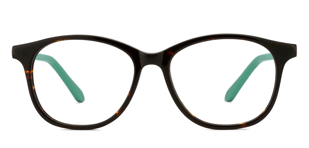 Tortoise Wayfarer Full Rim Unisex Eyeglasses by Vincent Chase Essentials-124406