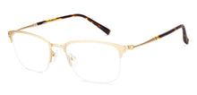 Load image into Gallery viewer, Gold Wayfarer Half Rim Unisex Eyeglasses by Vincent Chase Online-124427