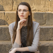 Load image into Gallery viewer, Grey Rectangle Rimless Unisex Eyeglasses by Lenskart Air Online-124495