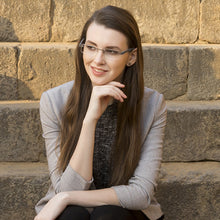 Load image into Gallery viewer, Grey Rectangle Rimless Unisex Eyeglasses by Lenskart Air Online-124495