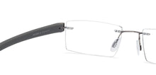 Load image into Gallery viewer, Grey Rectangle Rimless Unisex Eyeglasses by Lenskart Air Online-124495
