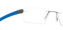 Load image into Gallery viewer, Grey Rectangle Rimless Unisex Eyeglasses by Lenskart Air Online-124502