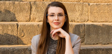 Load image into Gallery viewer, Grey Rectangle Rimless Unisex Eyeglasses by Lenskart Air Online-124502