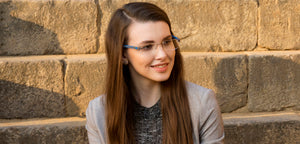 Grey Rectangle Rimless Unisex Eyeglasses by Lenskart Air Online-124502