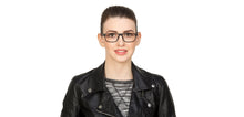 Load image into Gallery viewer, Black Rectangle Full Rim Unisex Eyeglasses by Lenskart Air Online-124522
