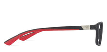 Load image into Gallery viewer, Black Rectangle Full Rim Unisex Eyeglasses by Lenskart Air Online-124522