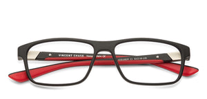 Black Rectangle Full Rim Unisex Eyeglasses by Lenskart Air Online-124522