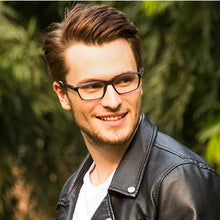 Load image into Gallery viewer, Blue Rectangle Full Rim Unisex Eyeglasses by Lenskart Air Online-124530