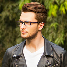 Load image into Gallery viewer, Blue Rectangle Full Rim Unisex Eyeglasses by Lenskart Air Online-124530