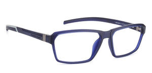 Blue Rectangle Full Rim Unisex Eyeglasses by Lenskart Air Online-124530