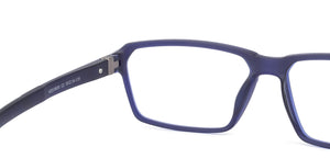 Blue Rectangle Full Rim Unisex Eyeglasses by Lenskart Air Online-124530