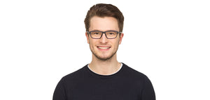 Blue Rectangle Full Rim Unisex Eyeglasses by Lenskart Air Online-124530