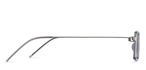 Grey Rectangle Full Rim Unisex Eyeglasses by Lenskart Air Online-124821