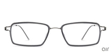 Load image into Gallery viewer, Grey Rectangle Full Rim Unisex Eyeglasses by Lenskart Air Online-124821