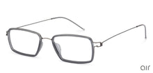 Load image into Gallery viewer, Grey Rectangle Full Rim Unisex Eyeglasses by Lenskart Air Online-124821