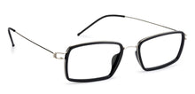 Load image into Gallery viewer, Silver Rectangle Full Rim Unisex Eyeglasses by Lenskart Air Online-124824
